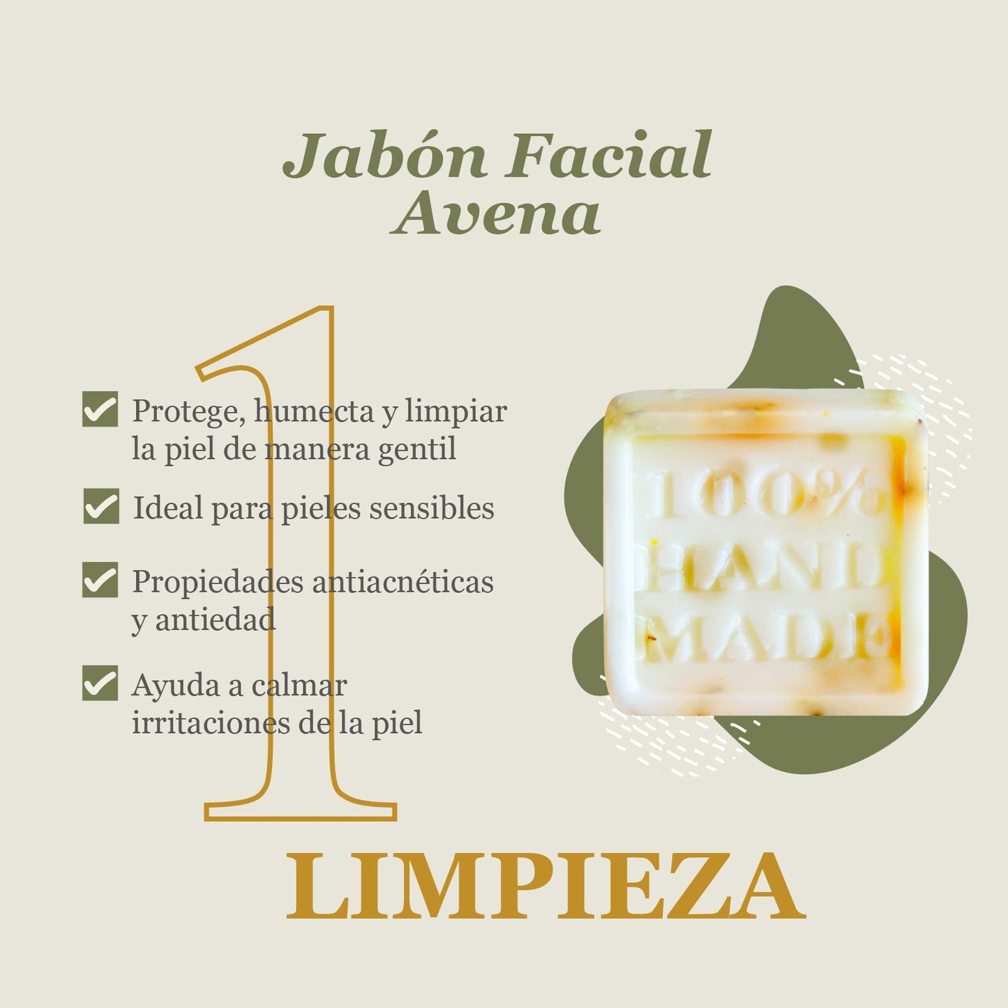 Kit Facial Piel Seca MatiMati-Antiedad, Rutina facial 1 pieza