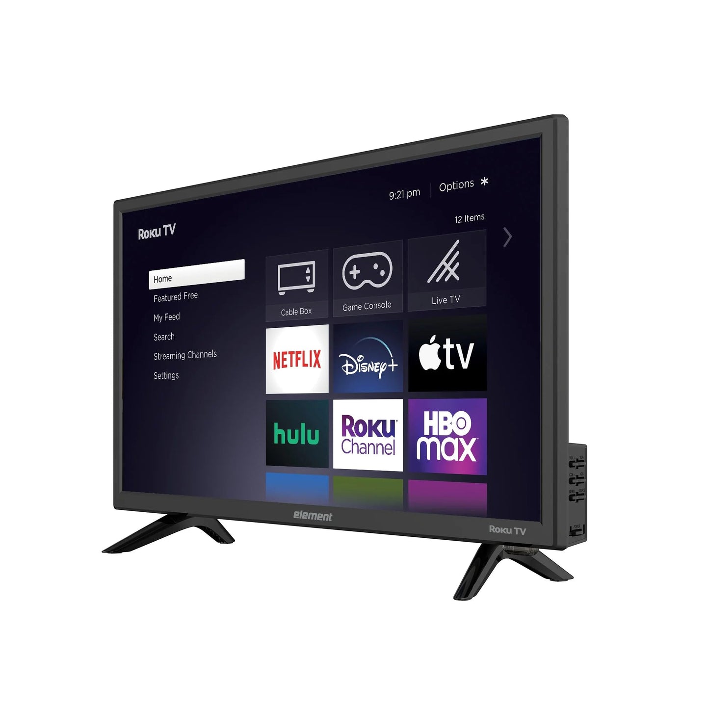 Element Television de 24 Pulgadas 720P HD | Pantalla Roku TV (E1AA24R) | HDMI | USB | Funciona con Google Home, Alexa, Apple AirPlay y Apple Home (Reacondicionado)