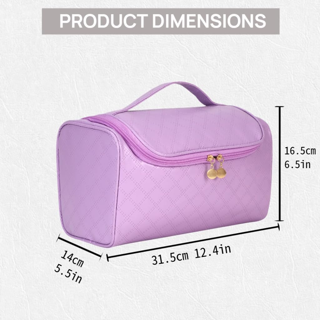 Dongawin - Funda de viaje de piel de alta calidad para airwrap dyson y shark secador de pelo, impermeable y fácil de limpiar con acolchado suave de 360°, bolsa de viaje ligera para herramientas de