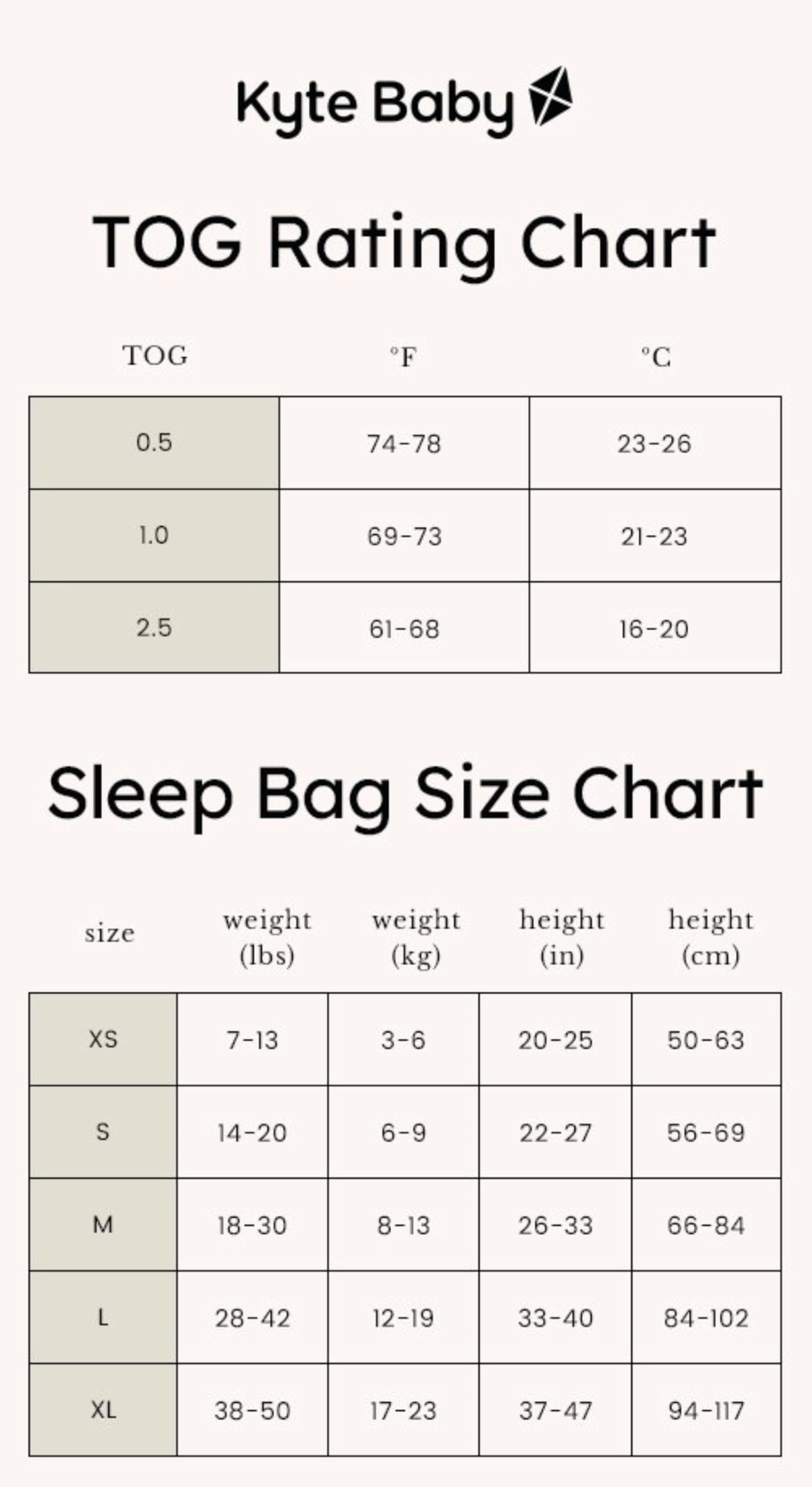 KYTE BABY - Saco de dormir unisex de rayón hecho de bambú para bebés y niños pequeños, 1.0 tog (pequeño, porcelana)