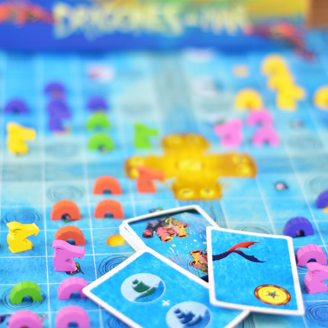 La Compañía de los Juegos | Dragones del Mar - El Juego Perfecto para la Noche en Familia | ¡Protege el Reino Marino y GANA Control sobre Sus Aguas! | Juego en Español