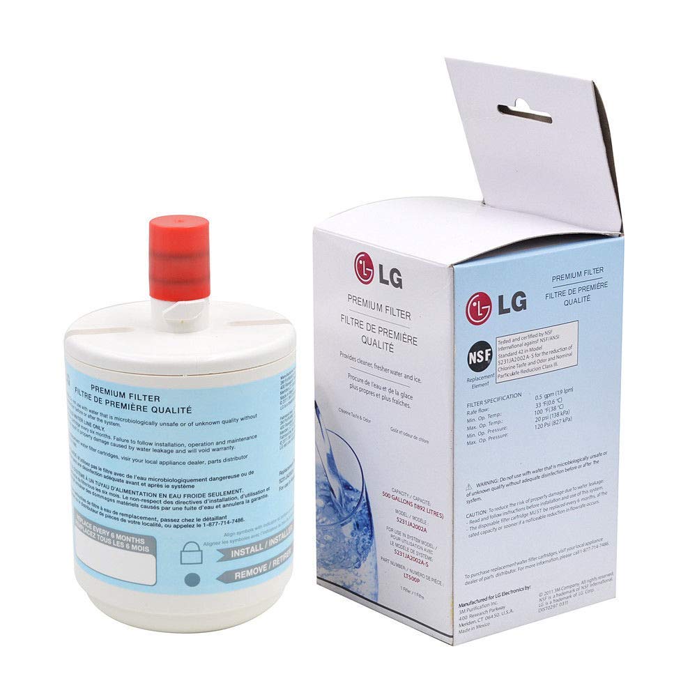 LT500P - Filtro de agua para refrigerador LT500P, 5231JA2002A, ADQ72910901, ADQ72910907, Kenmore GEN11042FR-08, 46-9890 (2 unidades)