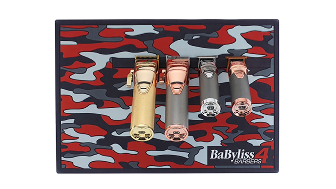 BaBylissPRO Barberology BMAGMAT - Alfombrilla magnética profesional para peluquería