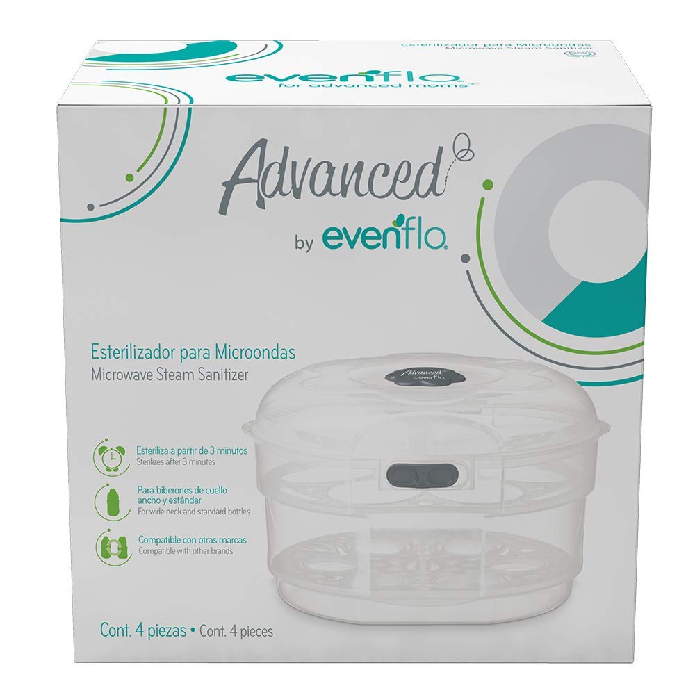 Esterilizador de Vapor Advanced by Evenflo MEX para Microondas