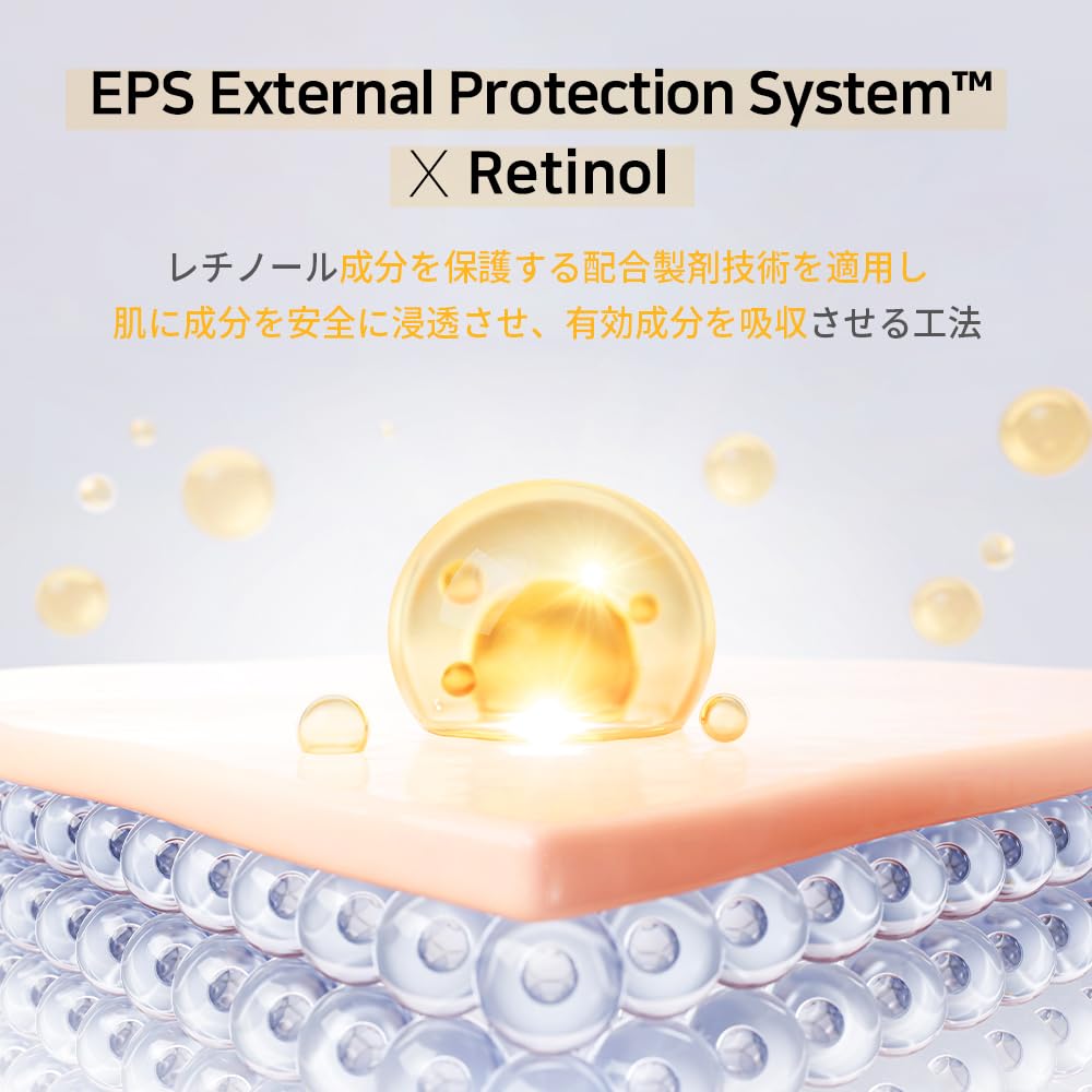 Suero en ampolla con vitamina C y vitamina E y retinol | RETINOL VITA CEN™ 28,1% 1,35 FL.OZ/Cuidado de la piel coreano, Hidratación duradera, Revitaliza para suavizar y mejorar la textura de la piel