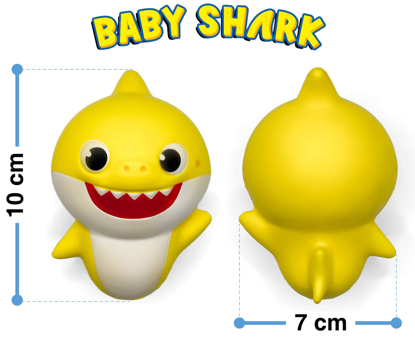 Juguete Squishy Baby Shark Jam Azul de Baby Shark