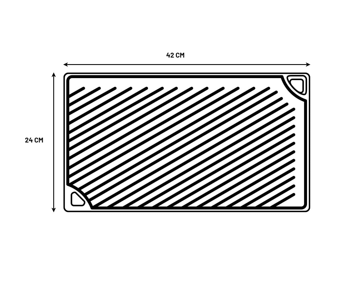 Lodge - Parrilla/plancha reversible LDP3, Sartén para Asador