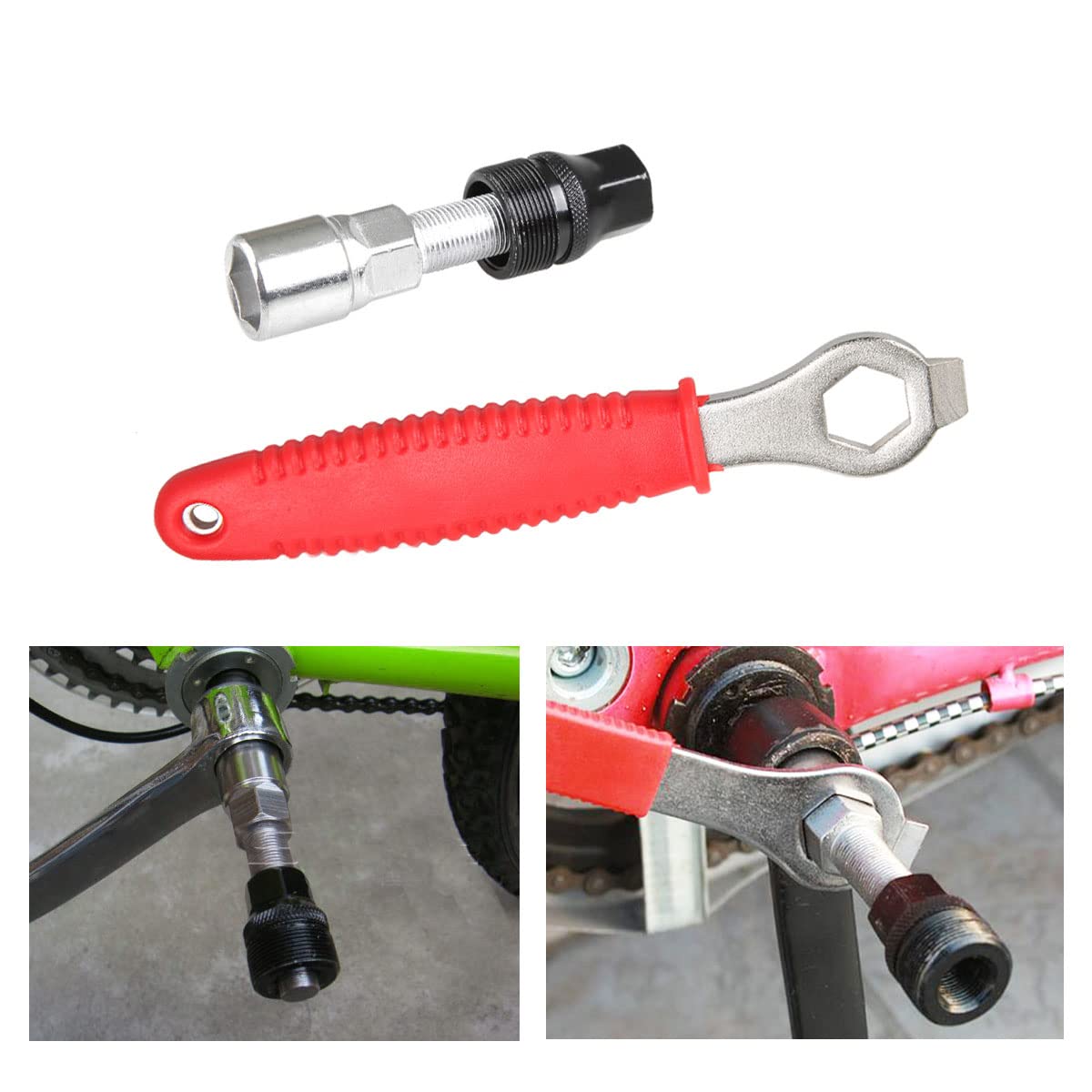 Kit de Herramientas de Reparación de Bicicletas de Montaña EDIONS para Manivela y Pedalier