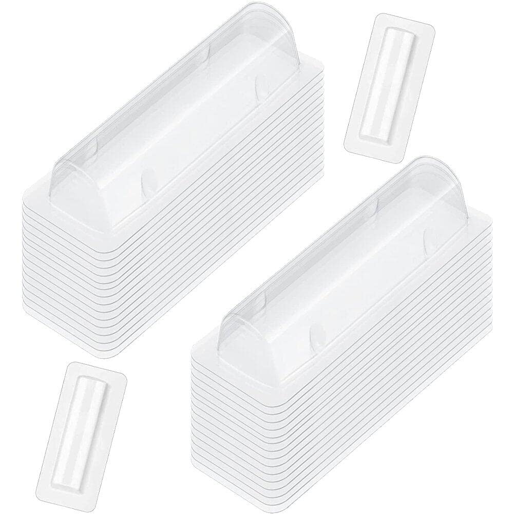 Bálsamos Labiales Impermeables de Plástico Transparente Pack de 50