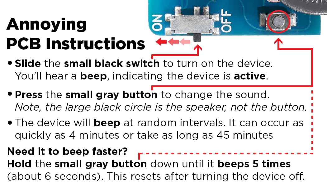 AnnoyingPCB - El dispositivo de broma que no deja de sonar durante 3 años