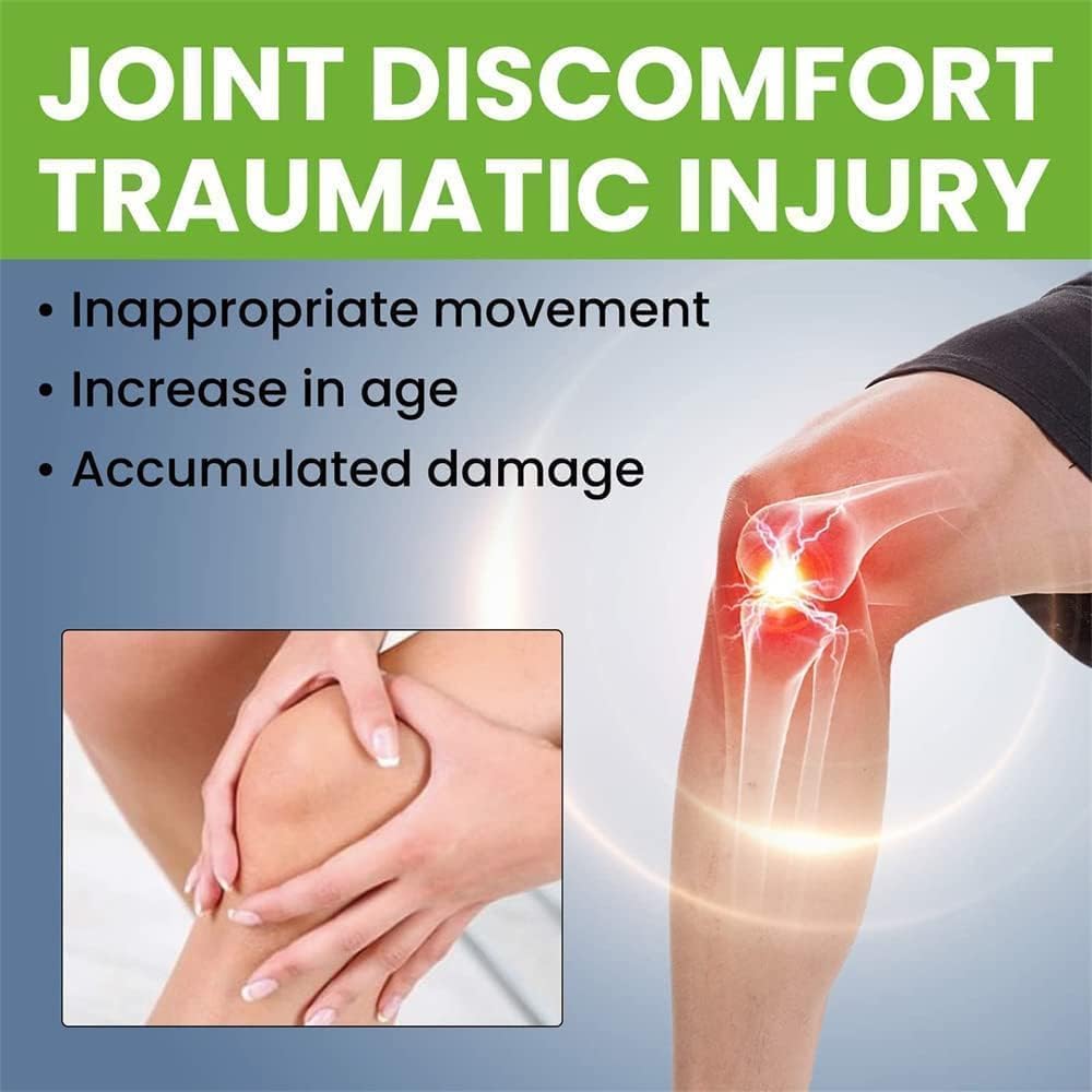 Wellnee 50PCS Knee Pain Relief Patch - Natural Wormwood & Heat Therapy