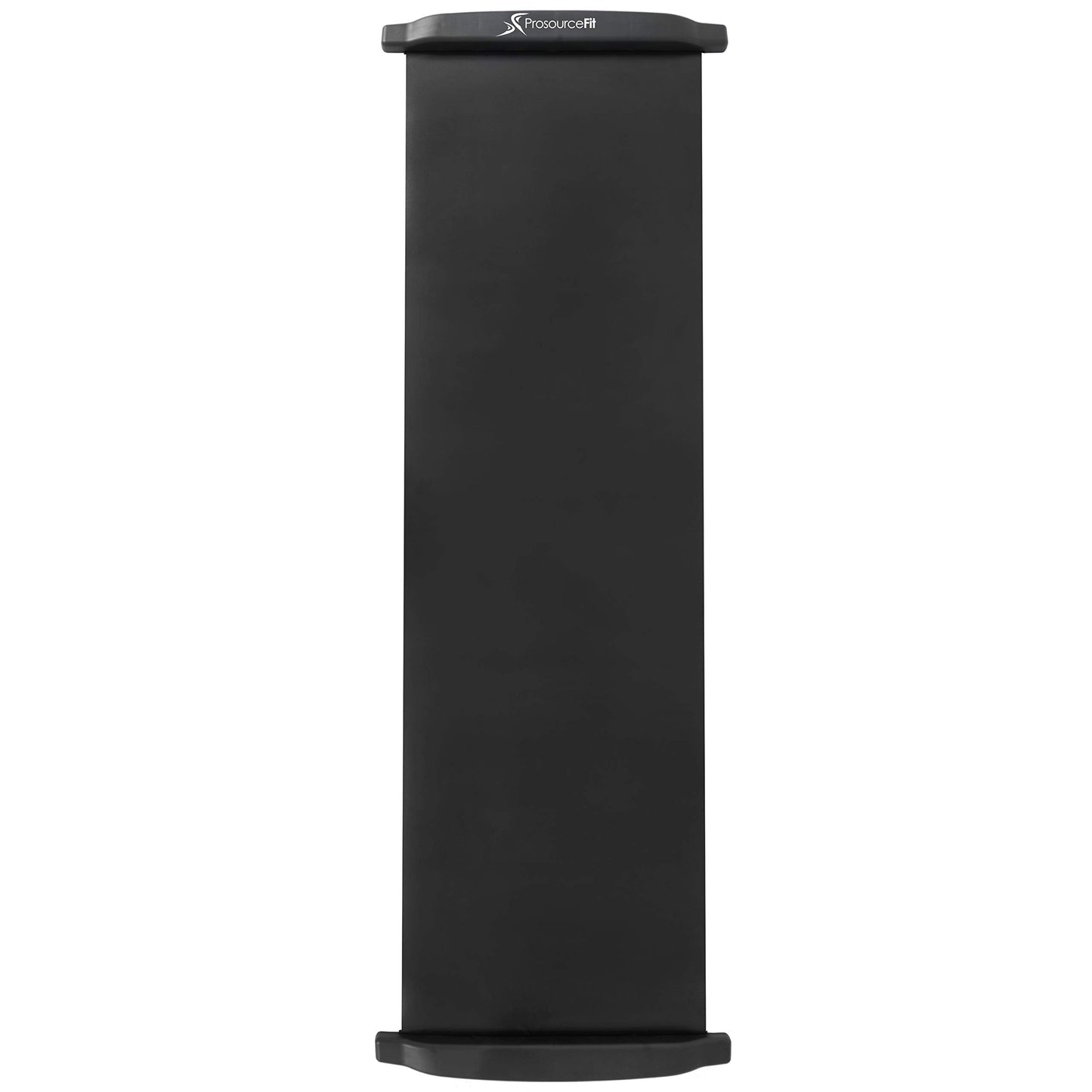 Tapete de Deslizamiento ProSourceFit Negro con Tope para Ejercicios en Casa y Entrenamiento Deportivo