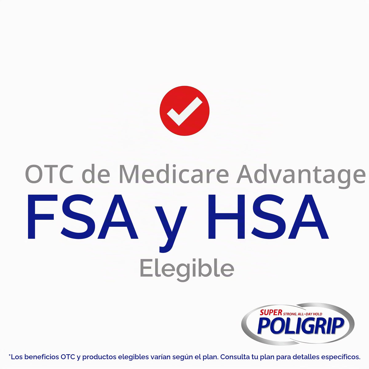 Crema Adhesiva para Dentaduras Super Poligrip Fórmula Original Sin Zinc
