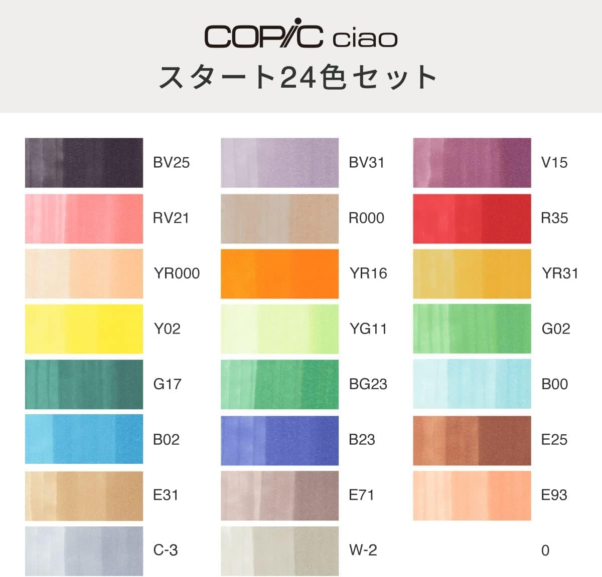 Copic Chao Start - Juego de 36 colores