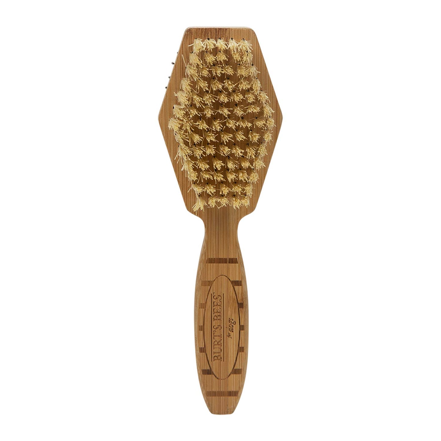 Burt's Bees for Dogs cepillo para polvo de doble cara con cerdas de cáñamo para perros, el mejor cepillo para polvo multiuso para perros para reducir el desprendimiento | para perros grandes de pelo largo y corto