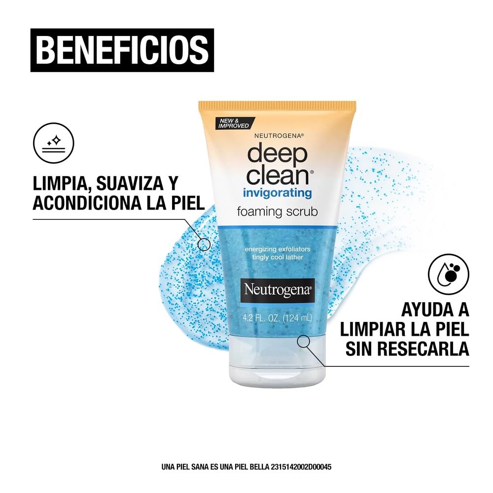 Exfoliante Facial Neutrogena Deep Clean Ácido Salicílico 124 ml