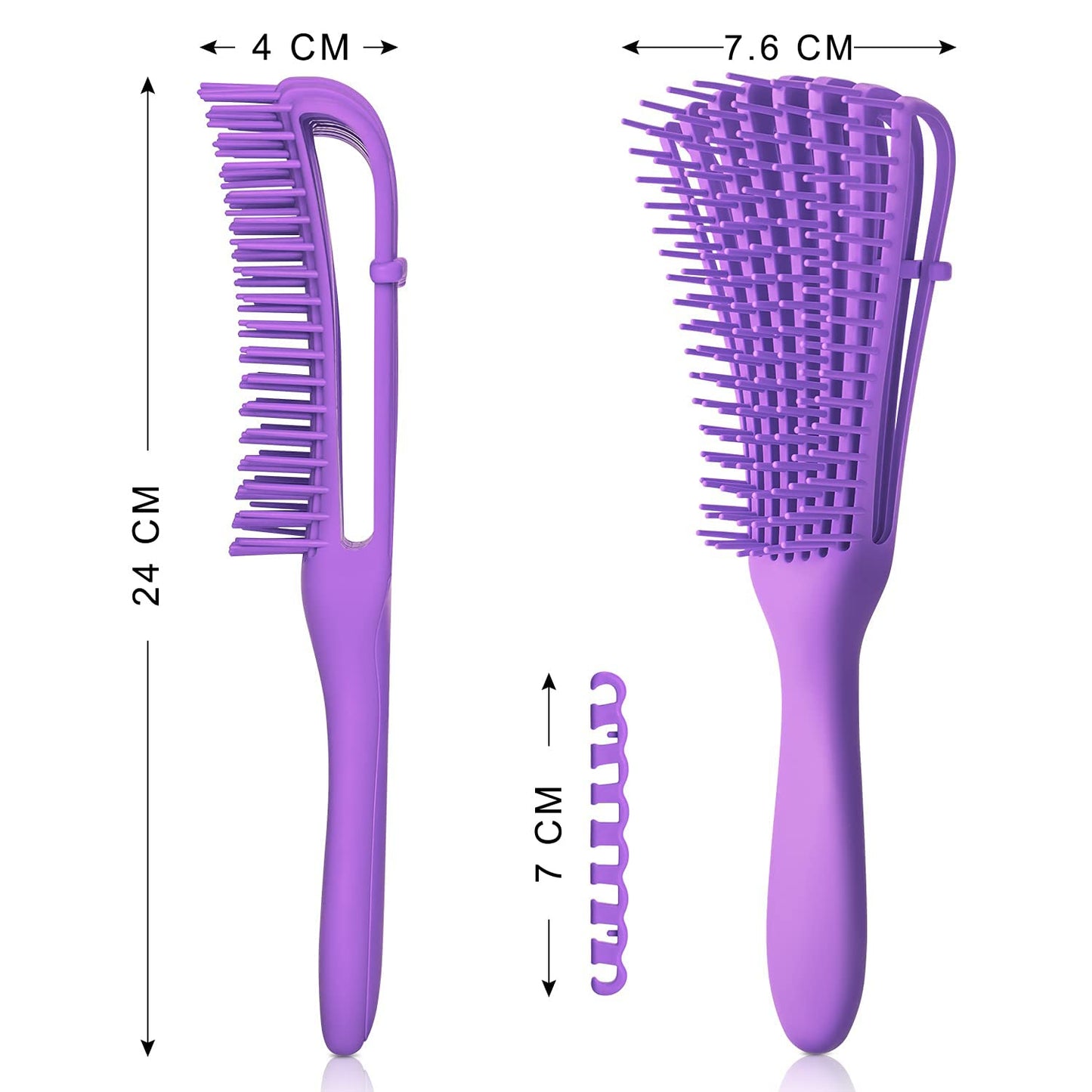 TOPOST Cepillo para Cabello Rizado, Bounce Curl Brush, Peine Desenredar Rizos