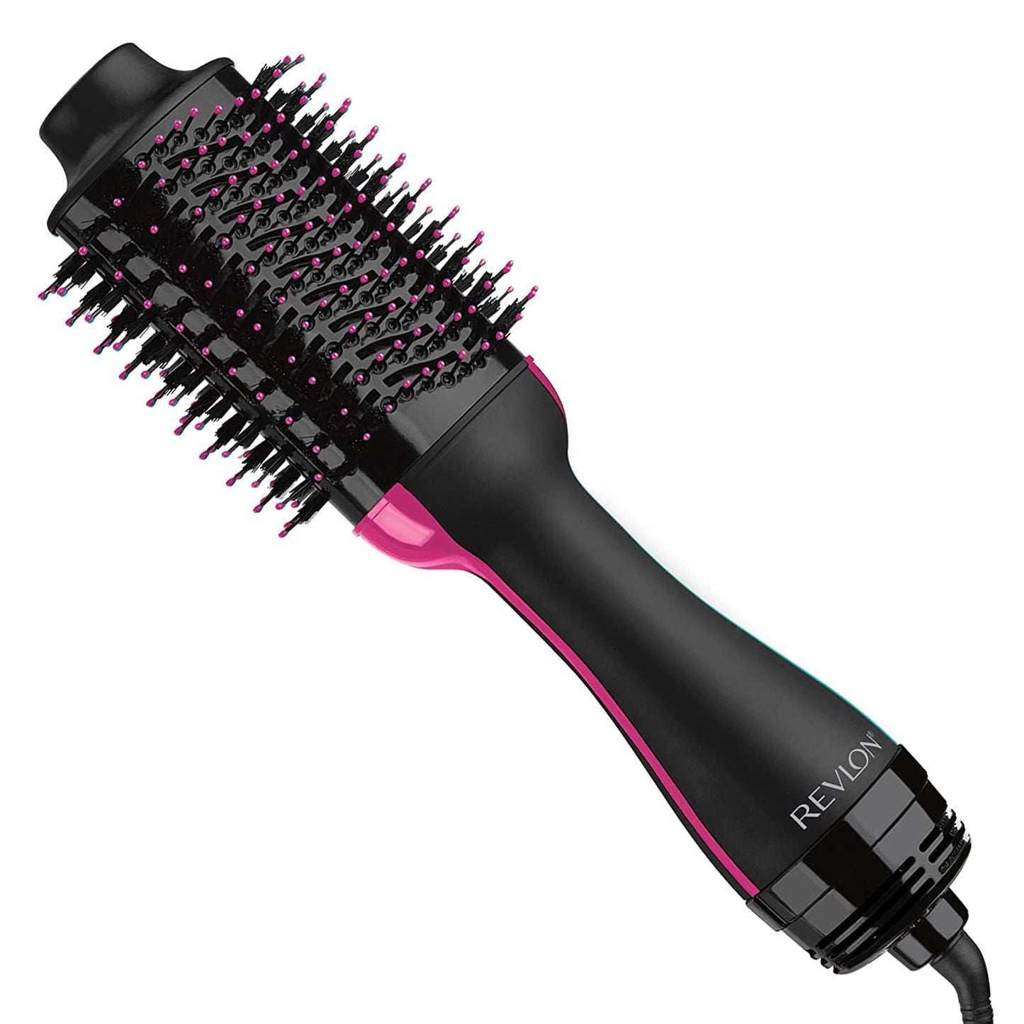 Revlon Plancha de Cabello Resultados Lisos y Brillantes, 1" XL (2.54 cm) + Salon One-Step Secador y Voluminizador, Negro
