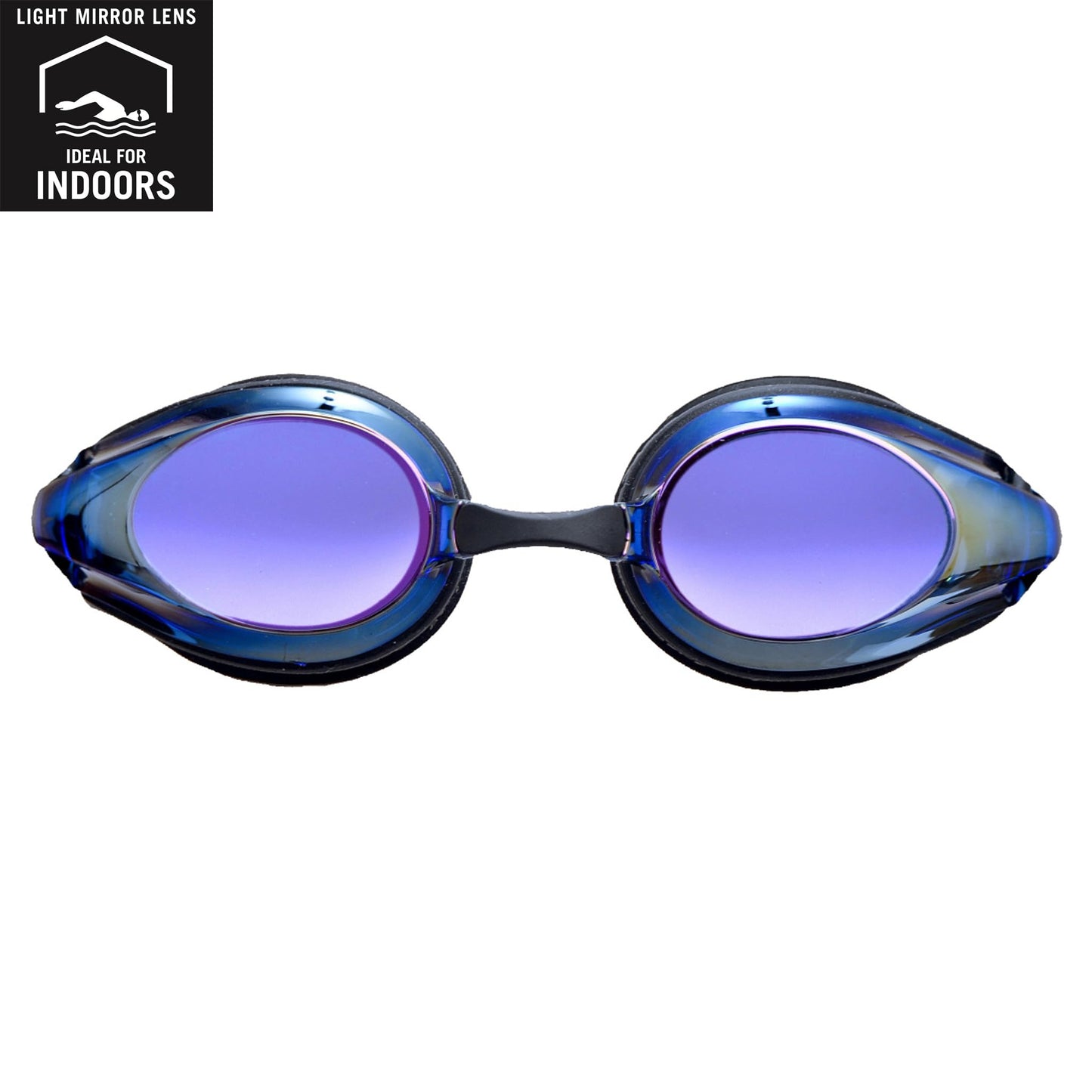 Arena Tracks, gafas de natación espejadas Negro/azul multicolor/negro Una talla 0.00|pounds