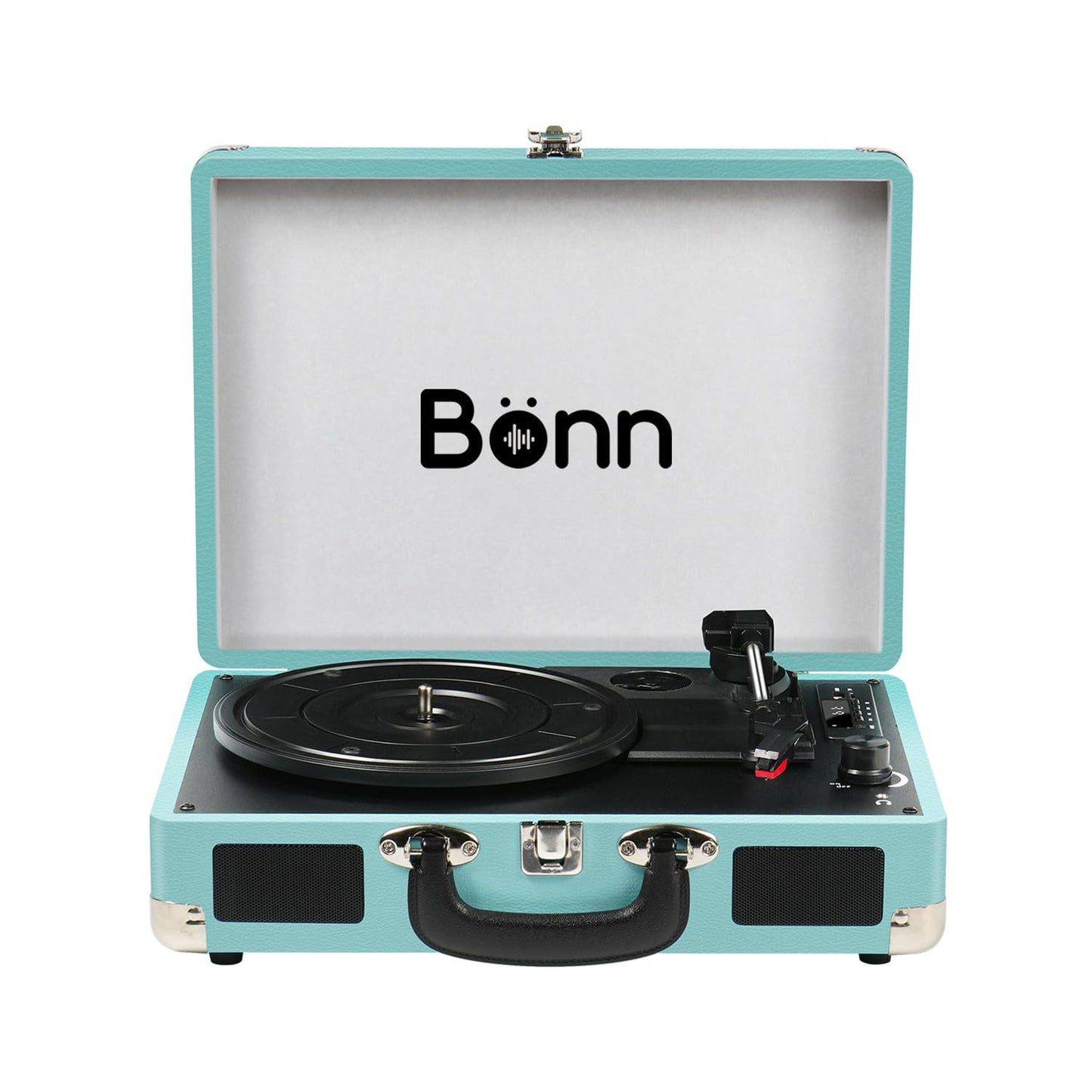 Bonn Maleta Tocadiscos Bluetooth (Azul)