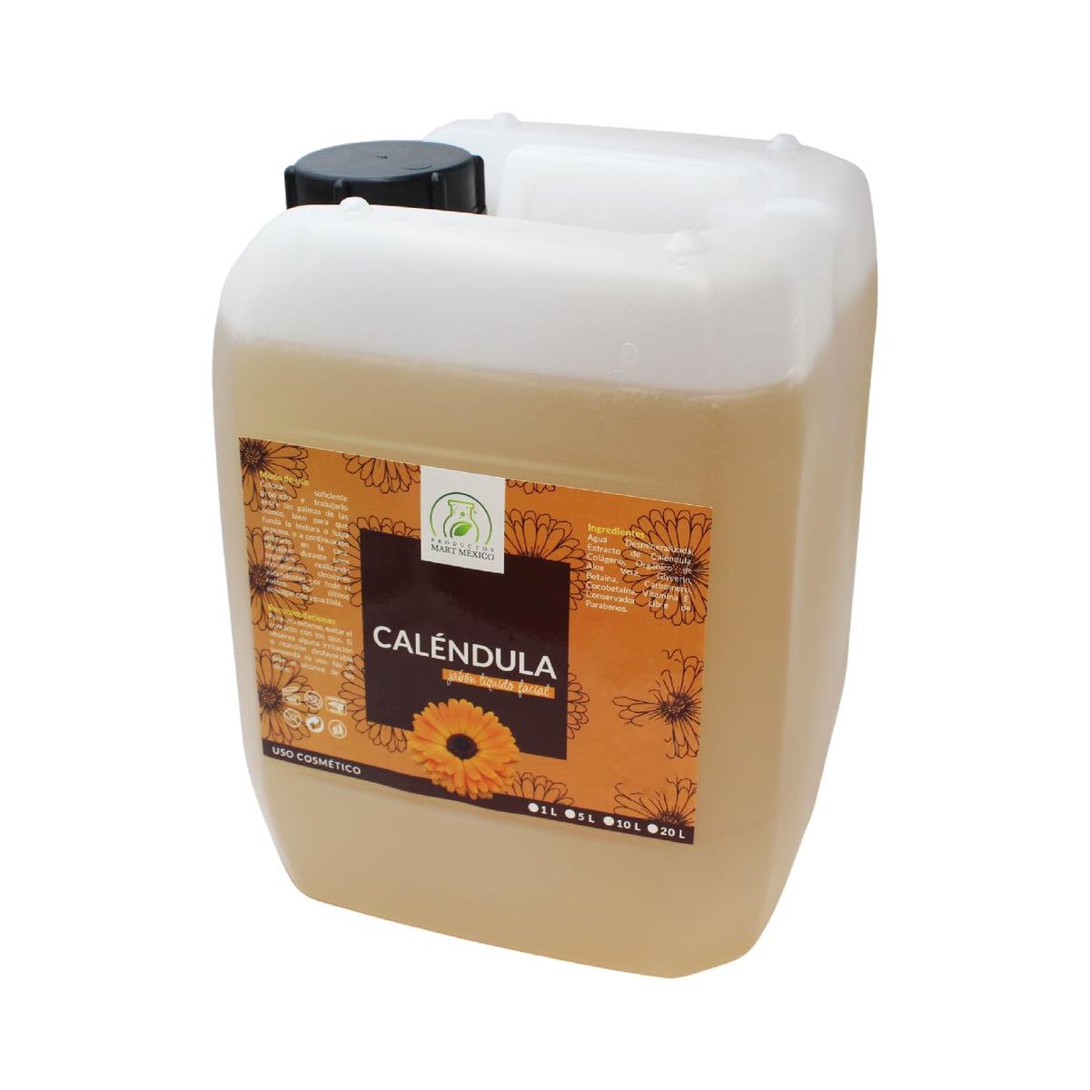 Jabón De Caléndula Facial Regenera 5 Litros Productos Mart Mexico