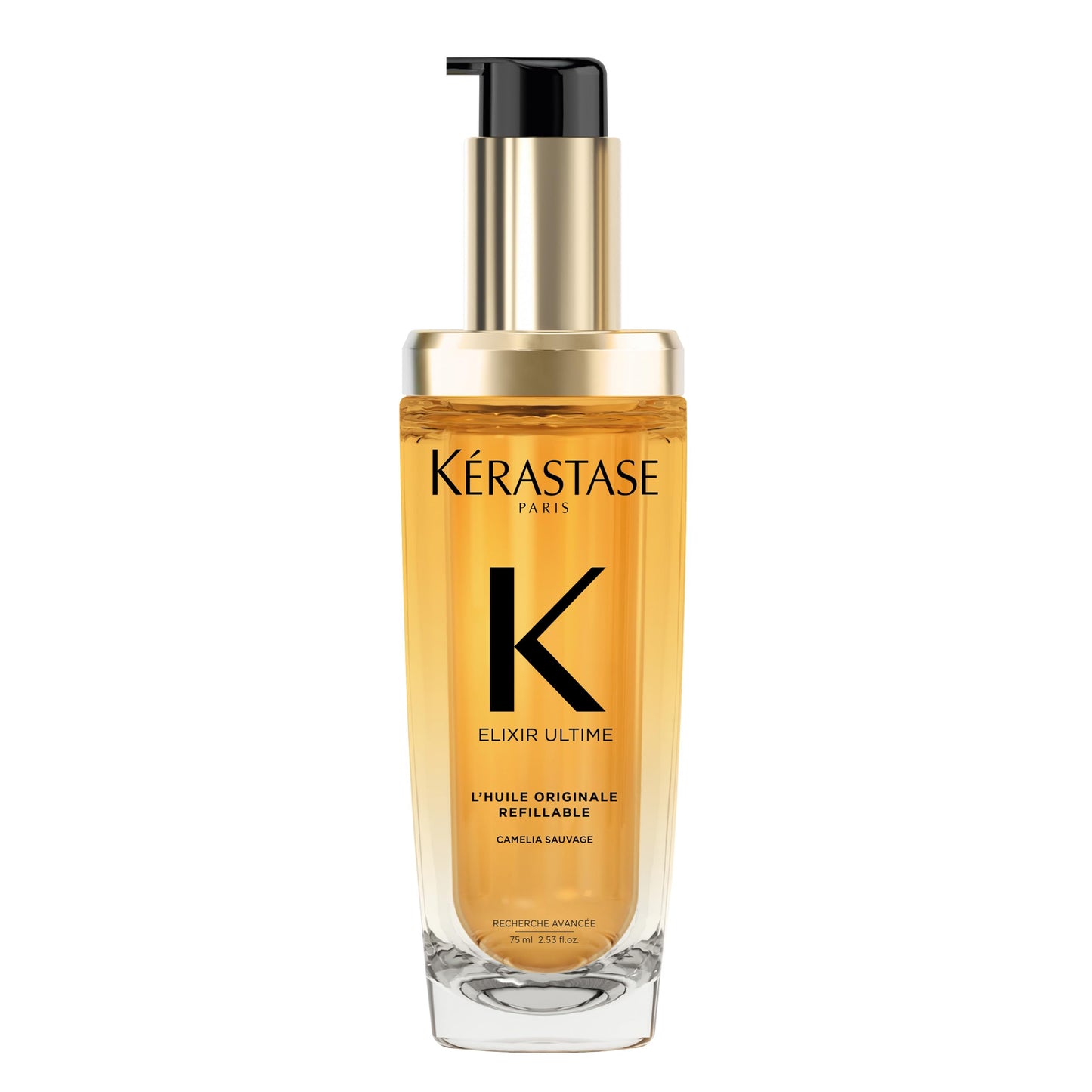 KÉRASTASE Elixir Ultime L’Huile Aceite Capilar Hidratante para Suavizar, Eliminar el Frizz y Añadir Brillo Con Camelia Francesa y Aceites Nutritivos Ofrece Protección Contra el Calor Para Todo Tipo de Cabello