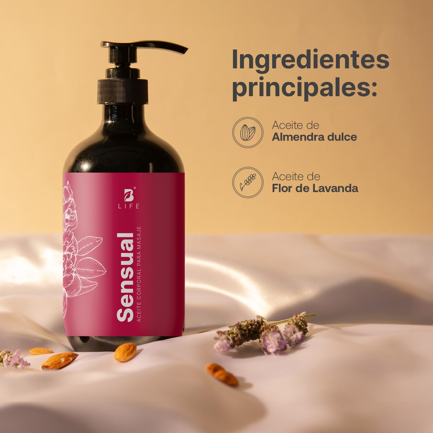 Aceite Corporal B Life Natural Relajante para Masaje Erótico en Pareja