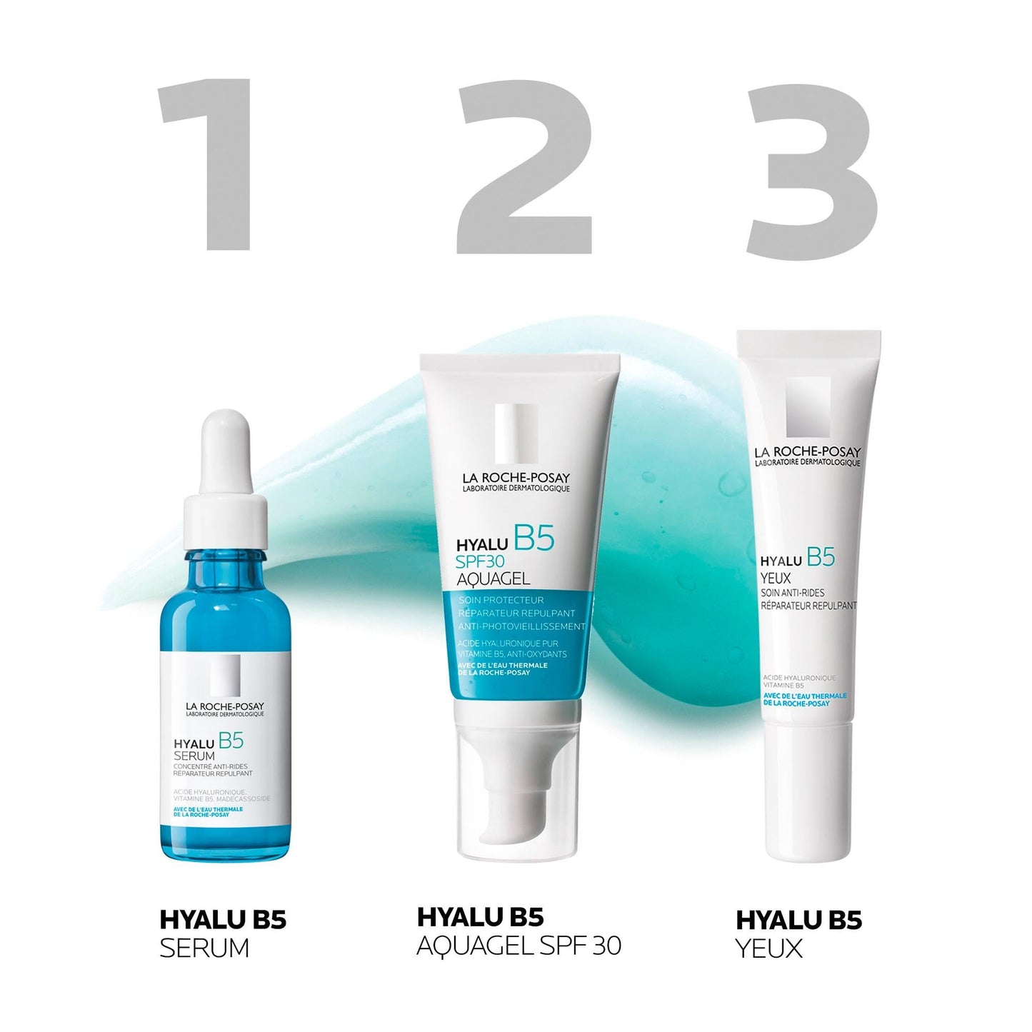 Gel Fresco Hidratante La Roche Posay Hyalu B5 Aquagel FPS30 Antiarrugas Hidratante 50ml