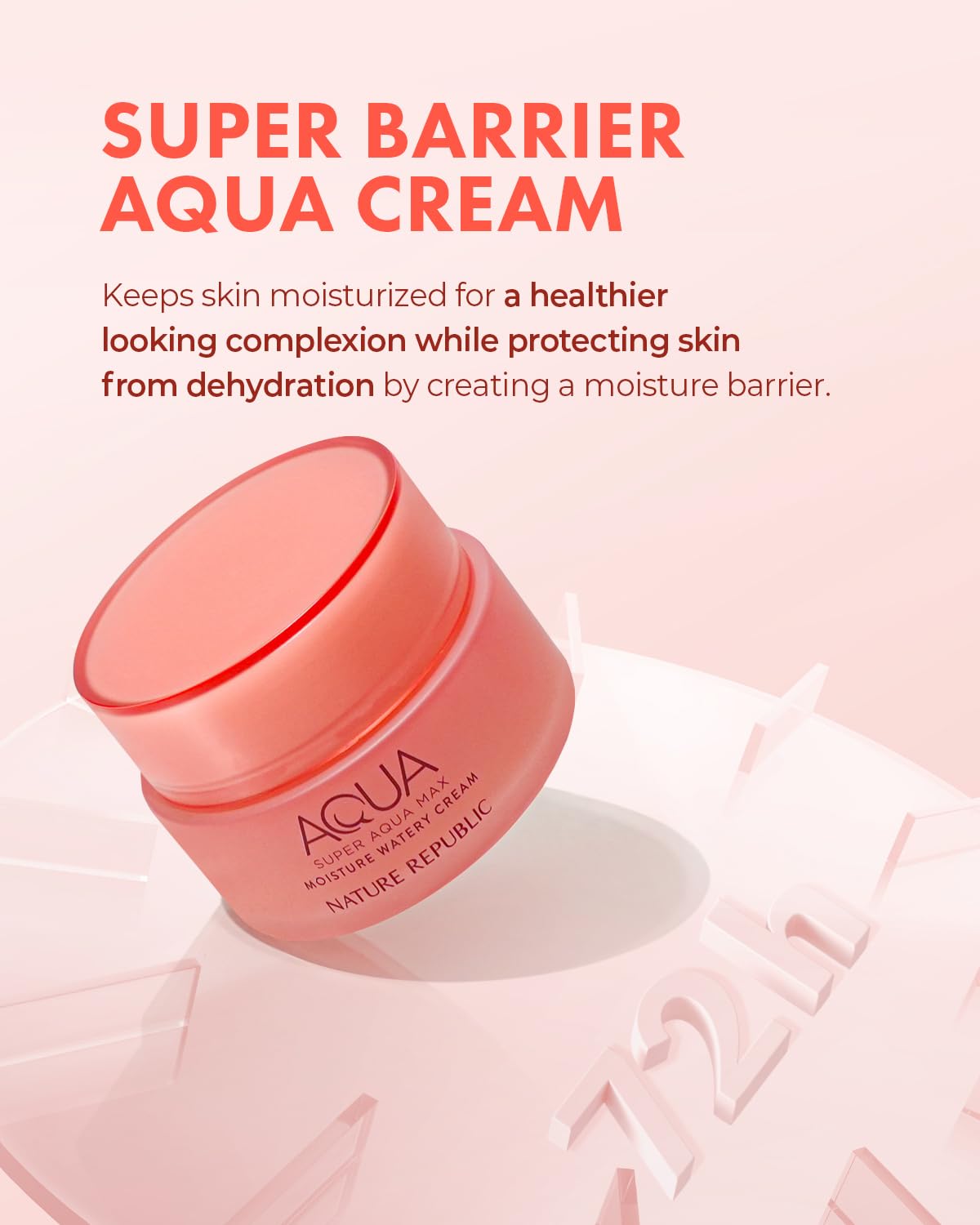 Nature Republic Super Aqua Max Moisture Watery Cream For Dry Skin, 80 G