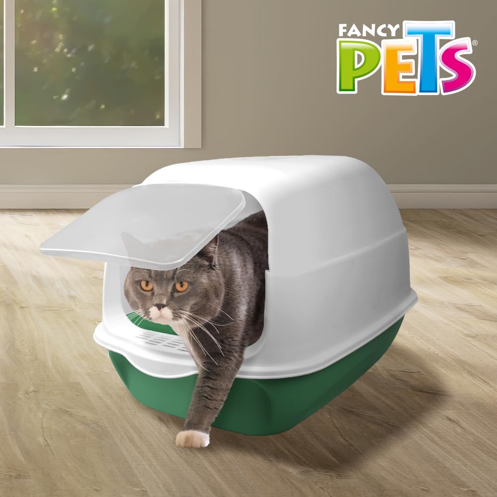 Fancy Pets ARENERO Cubierto CH Verde C/Pala