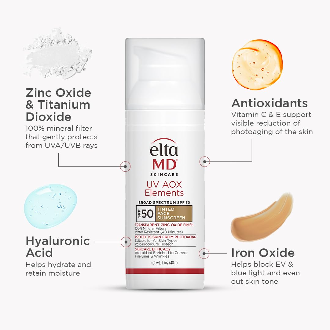 EltaMD SKINCARE UV Elements SPF 44 Broad-Spectrum Sunscreen, 2 Oz.