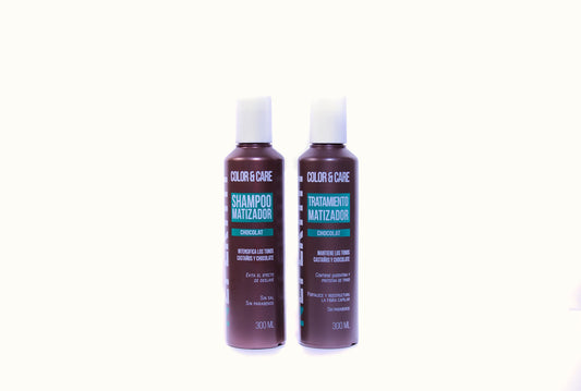 Shampoo y Tratamiento Nefertiti Chocolat Color&Care
