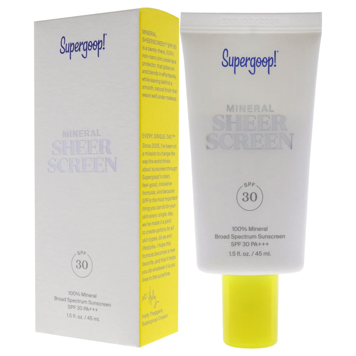 Supergoop Mineral Matte Screen SPF 30 For Women 1.5 oz Sunscreen
