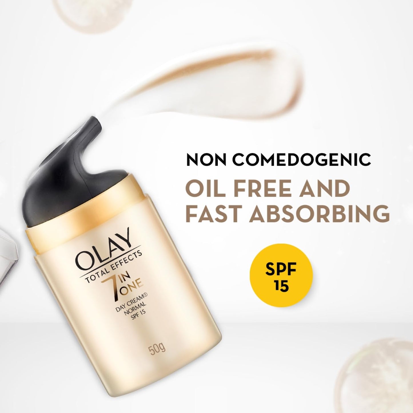 Olay Total Effects Day Cream 7 in 1 Normal SPF 15 (Up to 2x power for skin renewal), 50gm