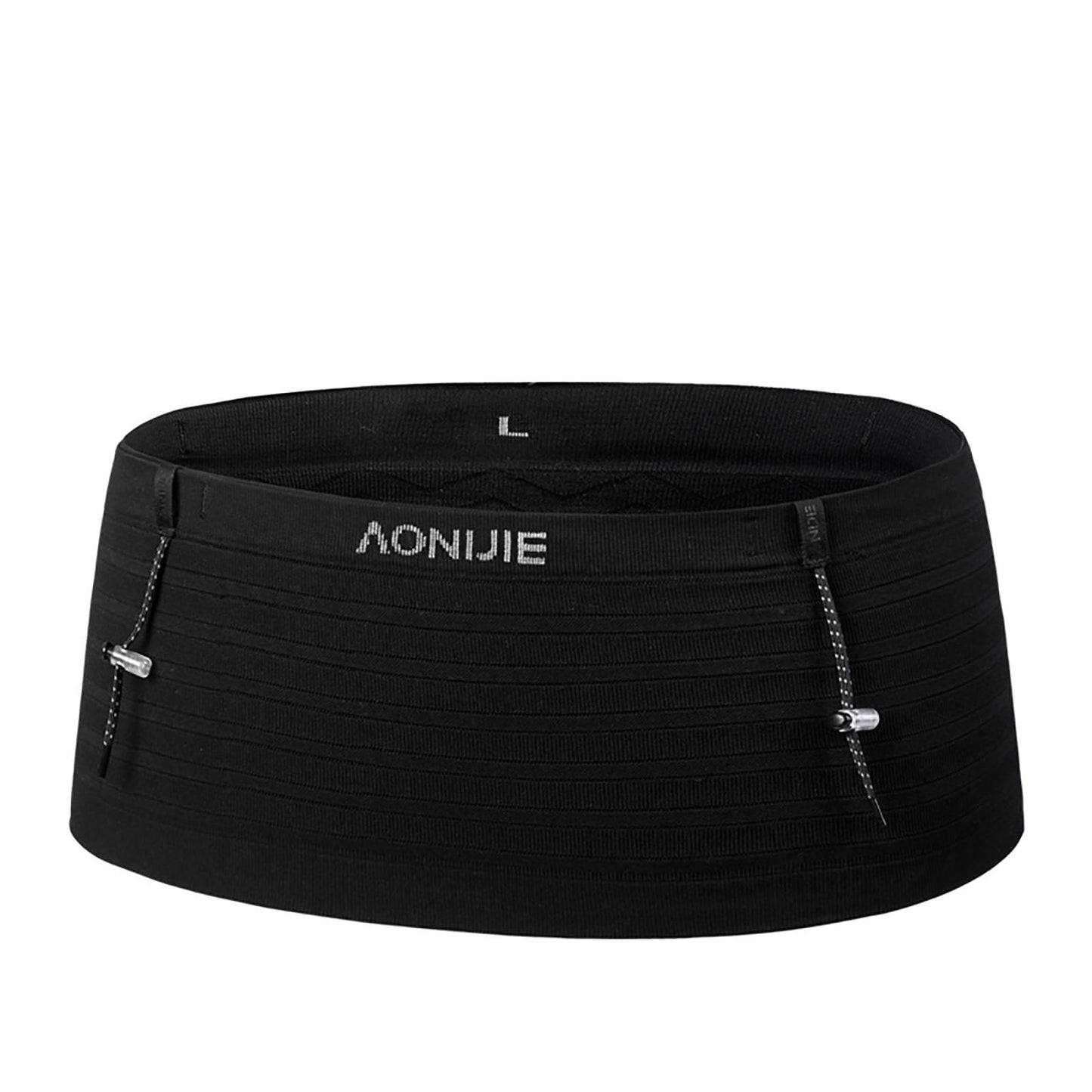 AONIJIE - Riñonera para correr con varios compartimentos, adecuada para caminar, viajar, deportes, senderismo y ejercicio, Negro -, Large, Deporte