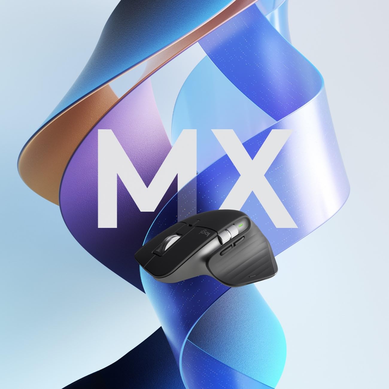 Logitech MX Master 3S Mouse Inalámbrico de Desempeño, Scrolling Ultra-rápido, 8K dpi, Seguimiento sobre Vidrio, Clics Silenciosos, USB-C, Bluetooth