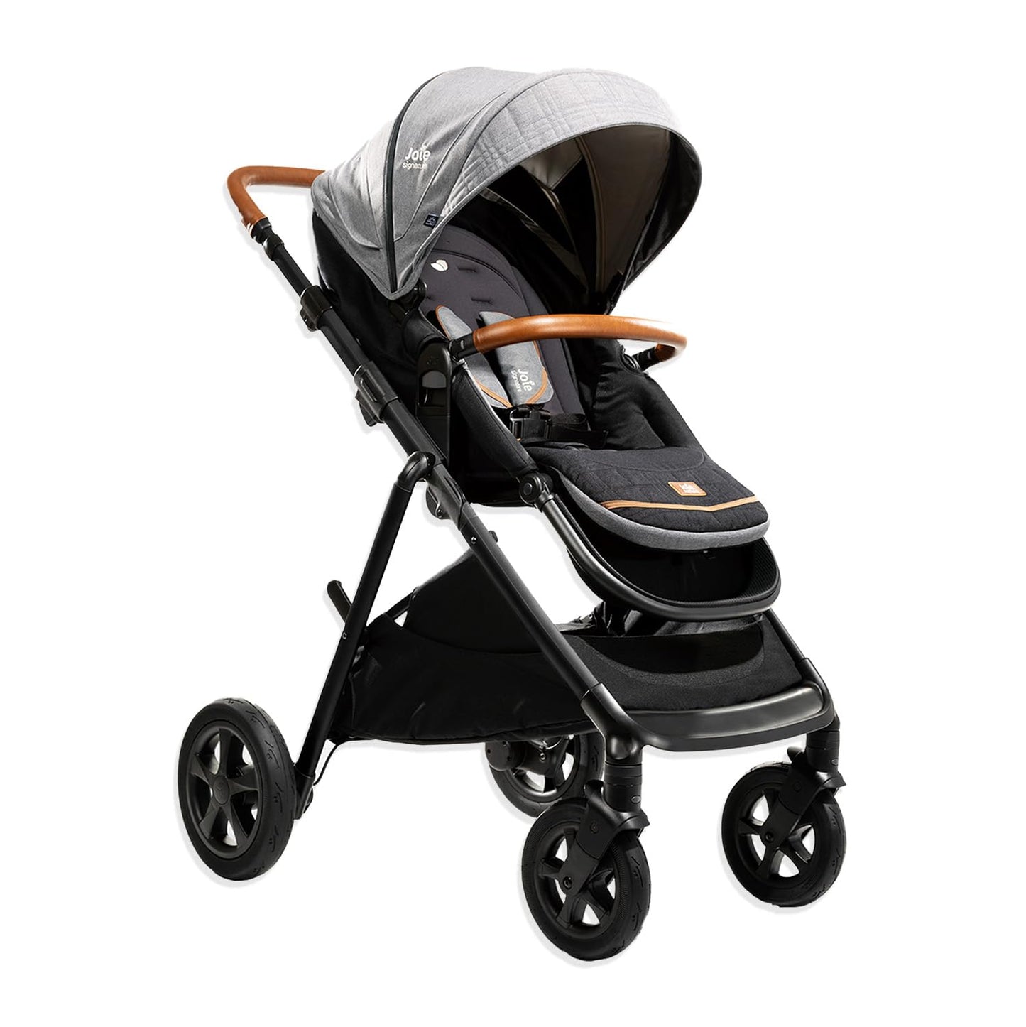 Joie Carriola para Bebe Aeria | Carriola Plegable con Silla Portabebe Ergonomica | Carriola de Viaje para Bebes con 5 Puntos de Seguridad | Carriola de Baston Ligera Portable | Carreola para Bebe