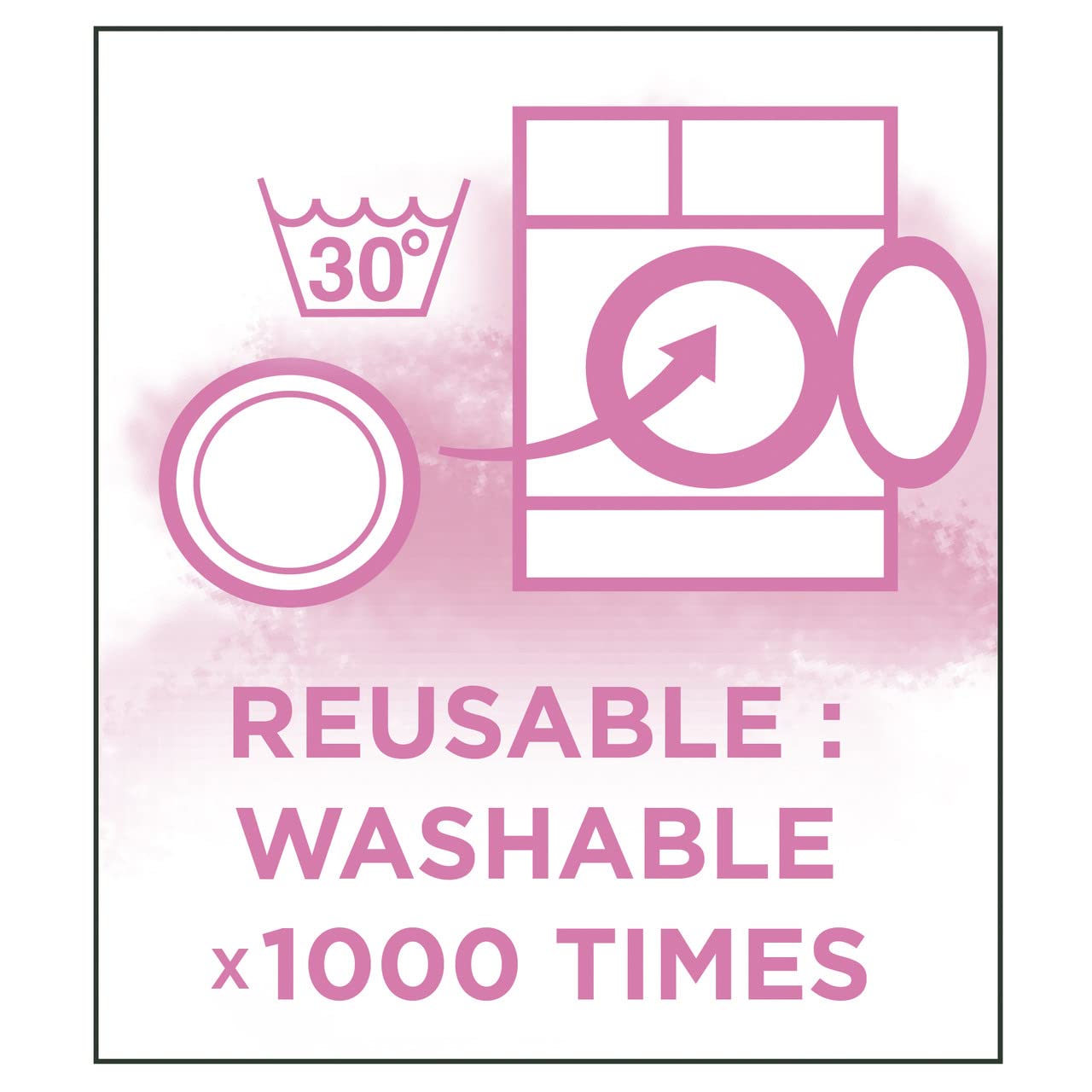 GARNIER Skin Active Ecopads Discos Desmaquillantes Reutilizables de Microfibra 3 Pads