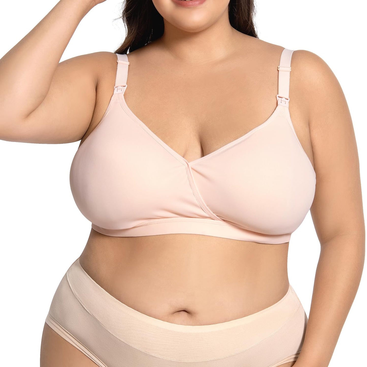 Brasier de Lactancia Suekaphin Negro Talla Grande para Mujer