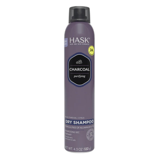 HASK, Shampoo Purificador en Seco, con Carbón y Cítricos, Limpia sin Agua, Absorbe Grasa, Libre de Sulfatos, Parabenos, Ftalatos y Gluten, 122 g