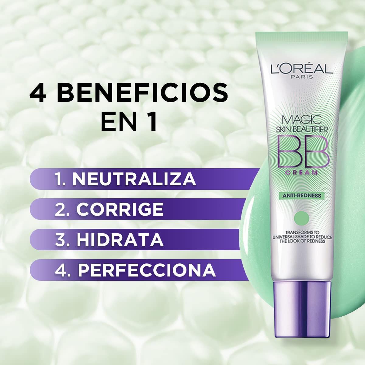 L'Oreal Paris Studio Secrets Magic BB Crema, Anti-Redness, 1 pieza