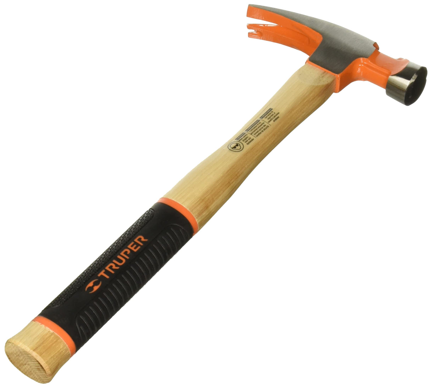 Martillo Truper MOR-20 Pulido Uña Recta Mango Hickory 20 oz