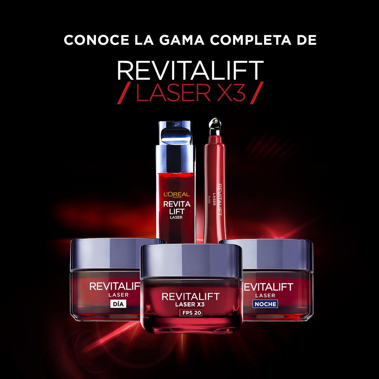 L'Oréal Paris Crema de Noche Revitalift Láser X3, 50ml