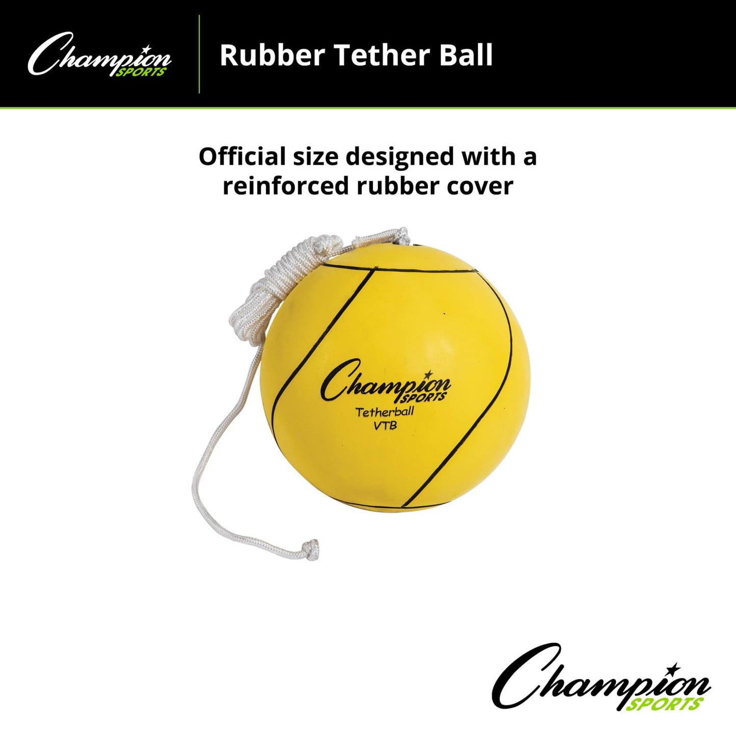 Champion Sports Bola de Amarre Amarilla óptica