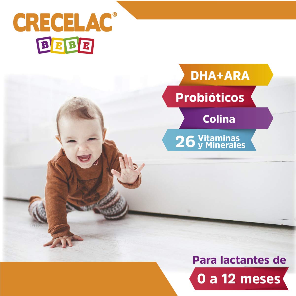 Fórmula Crecelac Bebé 0-12 Meses (400gr)
