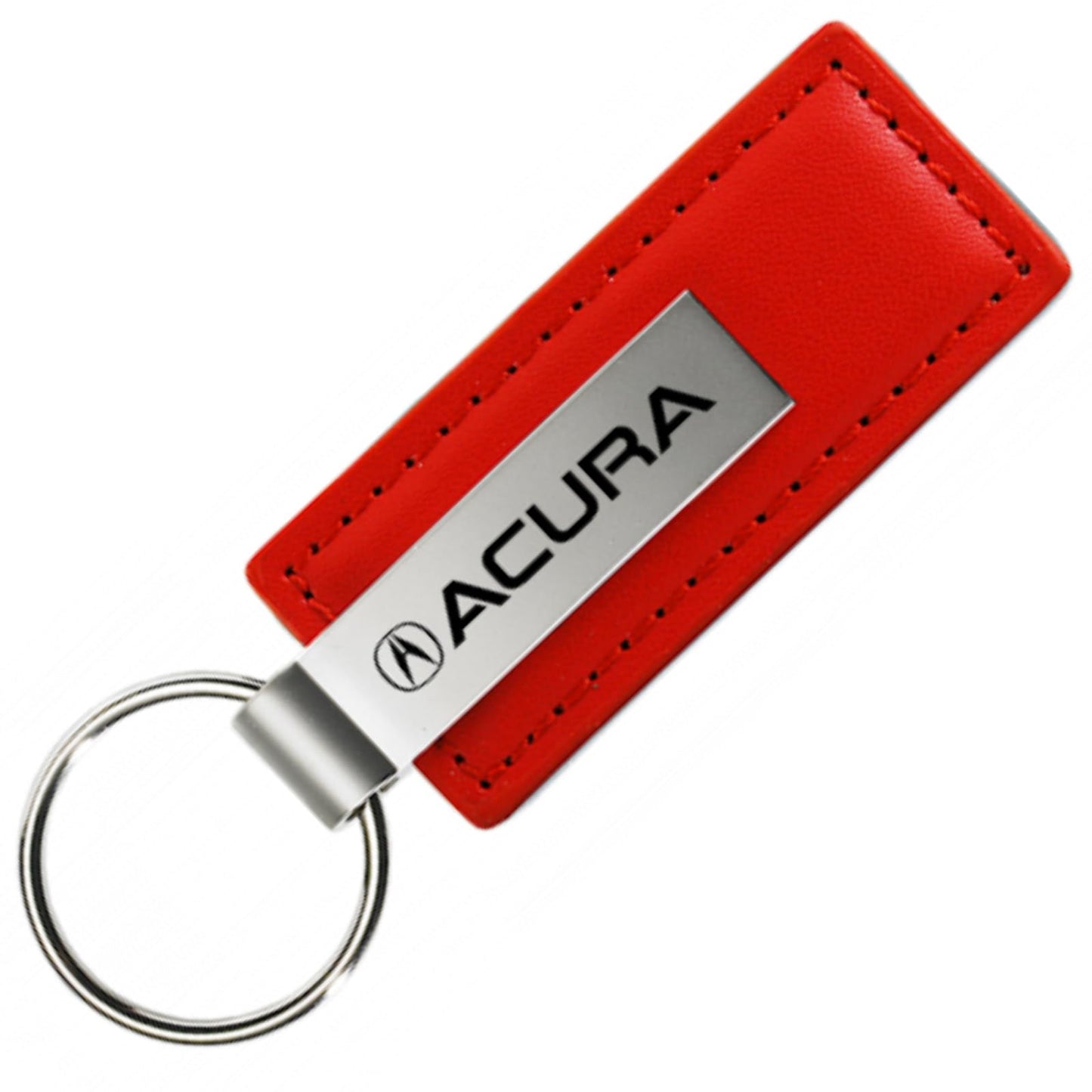 AU-TOMOTIVE GOLD, INC. Llavero de piel con licencia oficial para Acura (rojo)