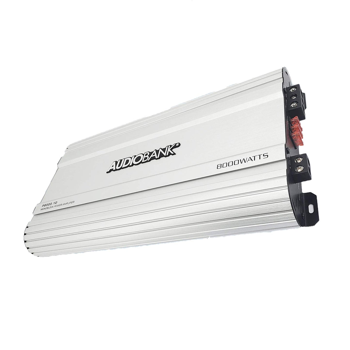 Amplificador Monoblock Audiobank Negro Clase D 8000 W para Coche