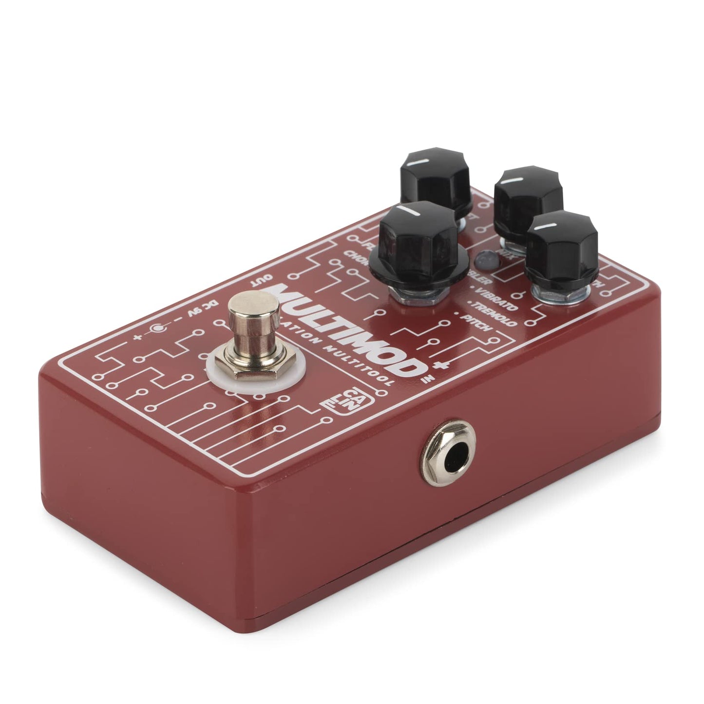 Caline CP-506 Multimod - Modulación multiherramienta pedal de efecto guitarra 7 modos de coro Flanger Phaser Dubler Vibrato Trémolo Pitch