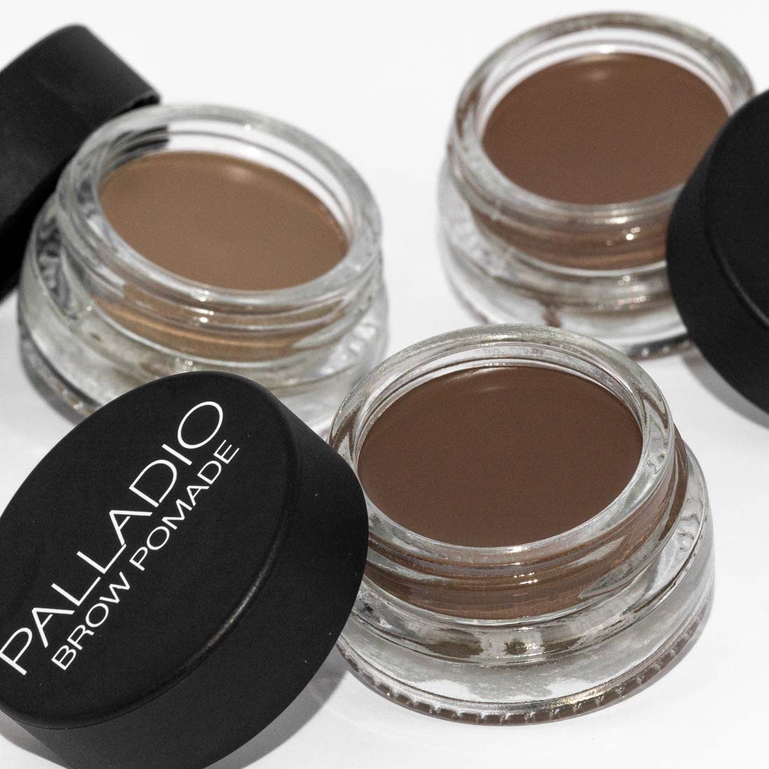 Palladio Pomada para Cejas Resistente al Agua, 24 Horas de Duración, Fórmula Resistente al Agua, a Prueba de Borrones y Sudor, Definido y Impecable, Dark Brown