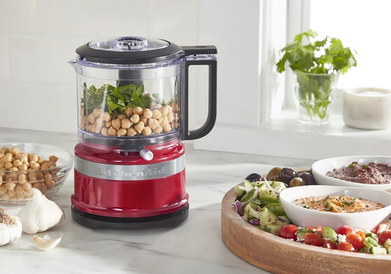 KitchenAid KFC3516ER, Picador de alimentos, 3,5 tazas, Empire Red, Una talla